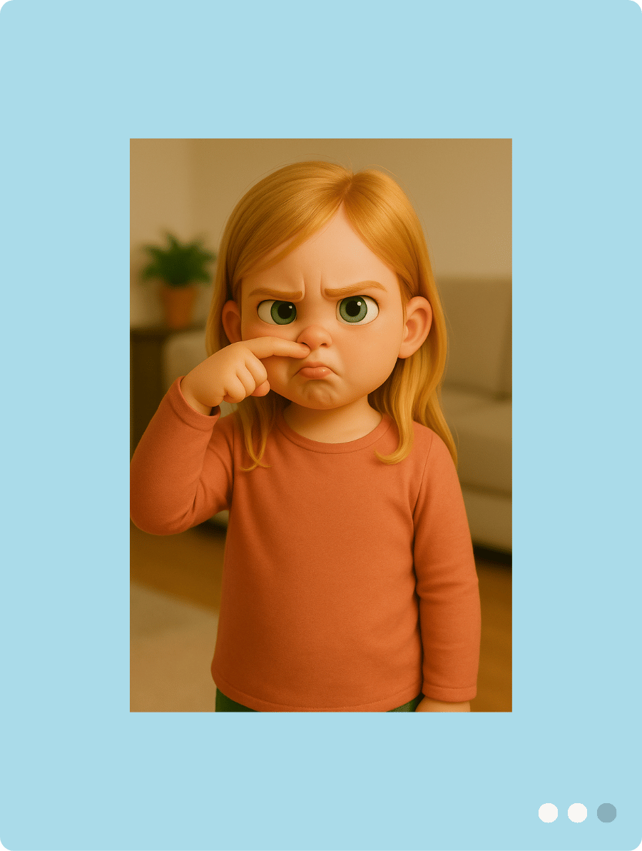 After illustratie van fotopuzzel in cartoon stijl. Schattig kind wat boos kijkt maar erg fotogeniek is. Ideaal als cadeau aan kind of ouder. Geschikt voor origineel verjaardagscadeau, kerst of sinterklaas.