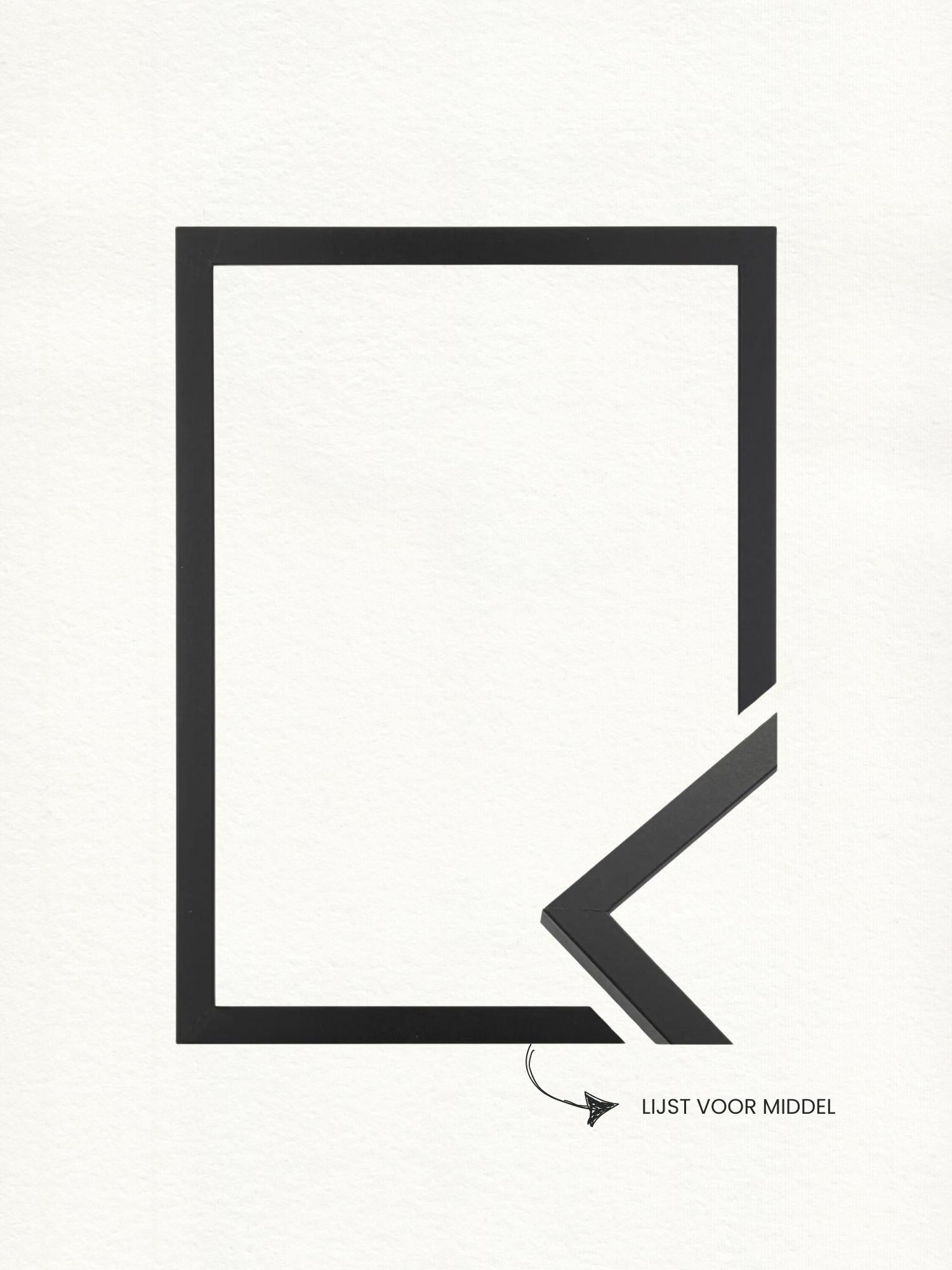 Lijst voor middel fotopuzzel bij puuzl. Mooie afwerking met minimalistisch design. Kwaliteit hout zwart frame. Houdt de puzzel stevig en makkelijk zonder puzzellijm nodig te hebben.